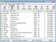 how to filter dbf file Foxpro Editor