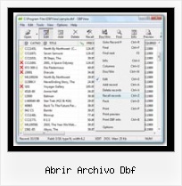 Download Dbf View abrir archivo dbf