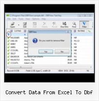 Importing Dbf To Excel convert data from excel to dbf