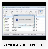 Excel 2007 Dbf Import converting excel to dbf file
