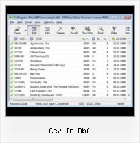Foxpro Dbf To Access csv in dbf