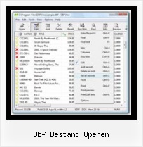 Exporting Dbf Files dbf bestand openen