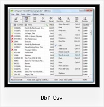 Opening Dbf File dbf csv