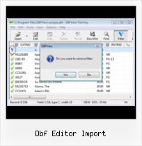Dbf Icon dbf editor import