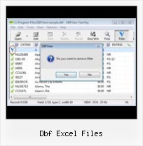 Purge Dbf File dbf excel files