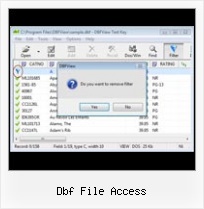 Windows Dbf View dbf file access