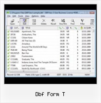 View Foxpro Dbf dbf form t