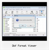 View Dbase File dbf format viewer