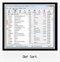 Dbf Formats dbf sort