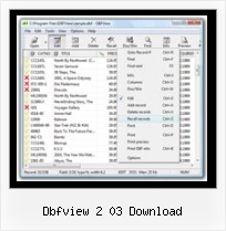 Access Export To Dbf dbfview 2 03 download