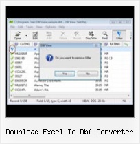 Open Dbf From Excel download excel to dbf converter