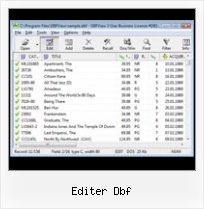 Pack Dbf editer dbf