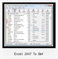 Konverze Dbf Xls excel 2007 to dbf