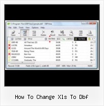 Dbf Importeren In Excel how to change xls to dbf