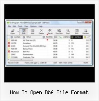 How To Change System Dbf Contents how to open dbf file format