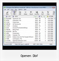 Save Excel To Dbf4 openen dbf