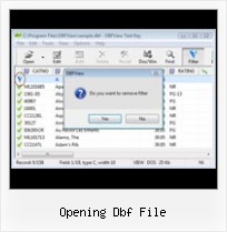Converting An Excel Table Into Dbf opening dbf file