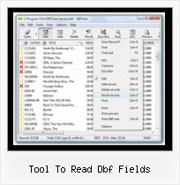 Editing Dbf Files In Citilabs tool to read dbf fields