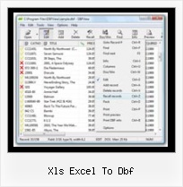 Editor File Dbf xls excel to dbf