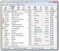 convertir archivos arcview mapinfo Dbf File Editer