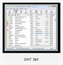 Converting Xls Files To Dbf 2007 dbf