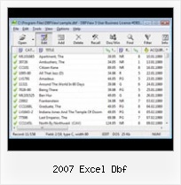 Software Converter Dbf To Excel 2007 excel dbf