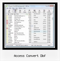 Dbf To Text File access convert dbf