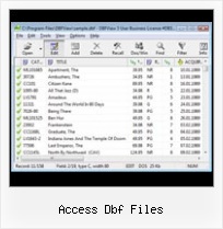 Export Dbf From Access access dbf files