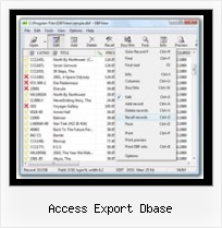 Export From Dbf To Csv access export dbase