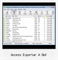 Exportar N Excel Dbf access exportar a dbf
