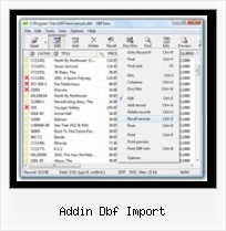 Open Edit Dbf Format addin dbf import