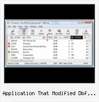 Dbf Command application that modified dbf files