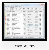 Open Dbf In Dos apycom dbf view