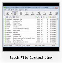 Undelete Dbf Records batch file command line