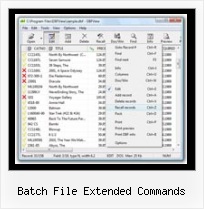 Xls To Dbf batch file extended commands