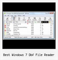 Windows Dbf Files best windows 7 dbf file reader