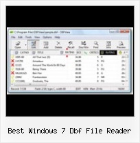 Converting An Excel Table Into Dbf best windows 7 dbf file reader