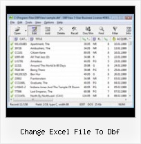 How To Access Dbf Files change excel file to dbf