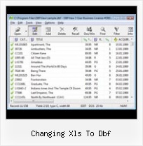 Excel Support Dbf File changing xls to dbf