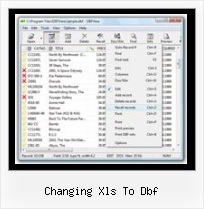 Converting To Dbf changing xls to dbf