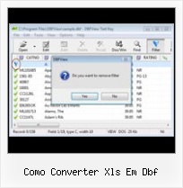 Konverzia Xls Dbf como converter xls em dbf