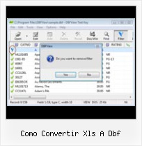 Converting Dbf File To Excel como convertir xls a dbf