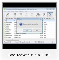 How To Export Dbf como convertir xls a dbf