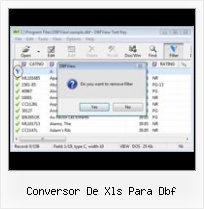 Dbf To Csv conversor de xls para dbf