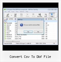 Delete Multiple Records From Dbf convert csv to dbf file