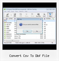 Foxpro Dbf File Format convert csv to dbf file