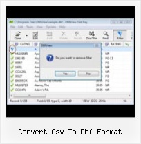 Dbf And Excel 2007 convert csv to dbf format