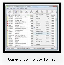 Save Dbf Excel 2007 convert csv to dbf format