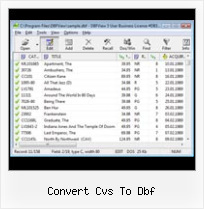 Dbf File Open With convert cvs to dbf