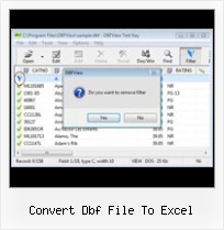 Import Xlsx convert dbf file to excel